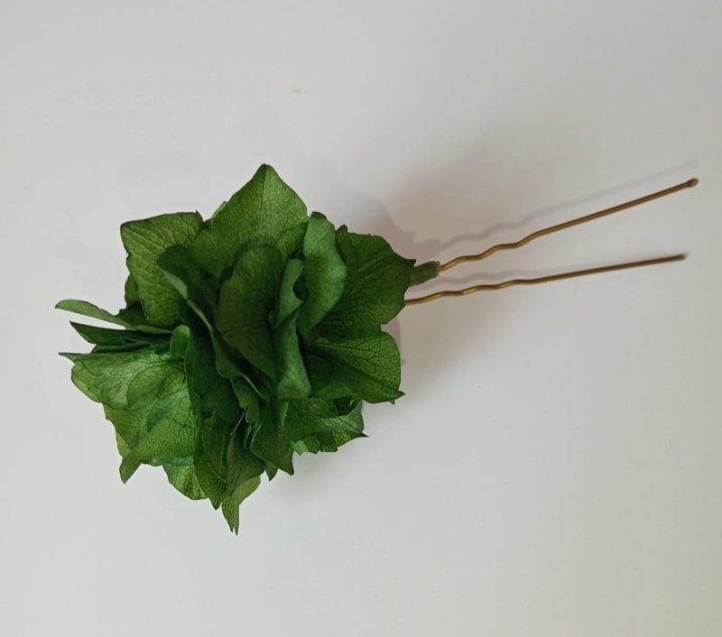 Eucalipto preservado preparado para un taller floral